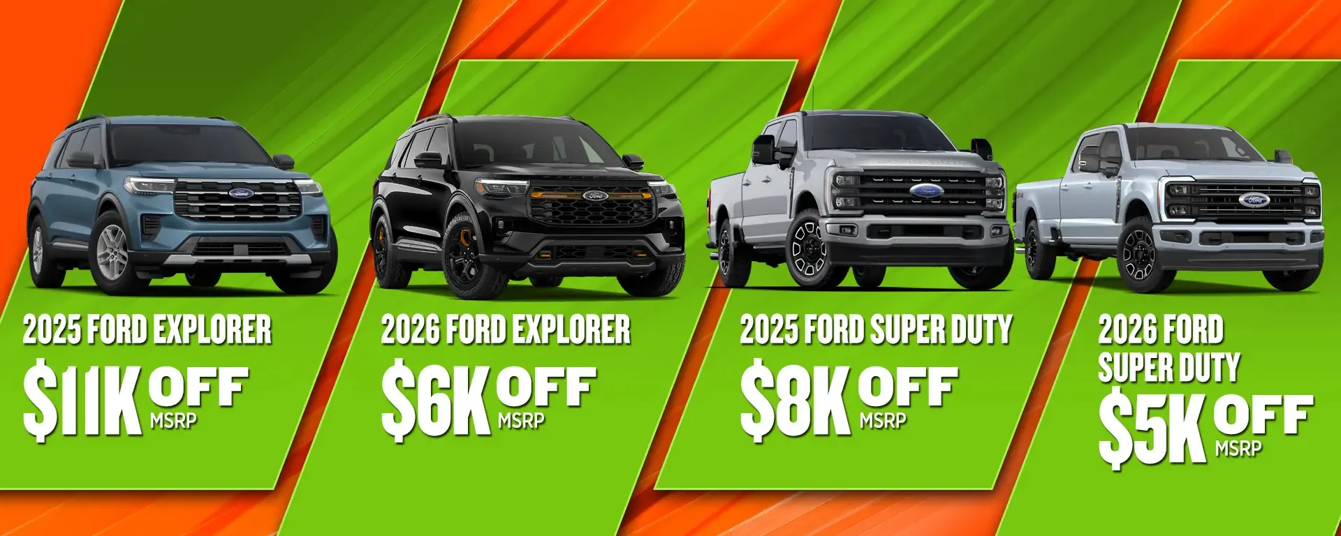 New Ford Explorer & Ford Super Duty Special